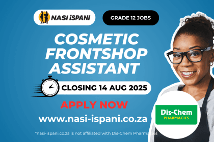 Cosmetic Frontshop Assistant Vacancy at Dis-Chem Pharmacies