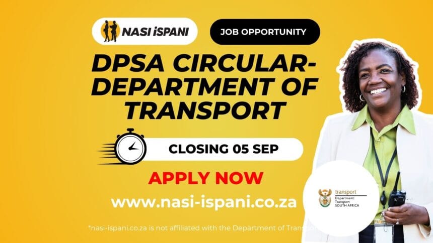 DPSA Circular- Department of Transport