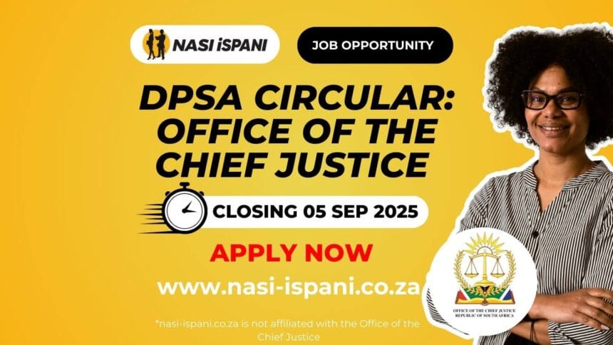 DPSA Circular: Office of the Chief Justice