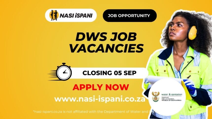 Department of Water and Sanitation Job Vacancies