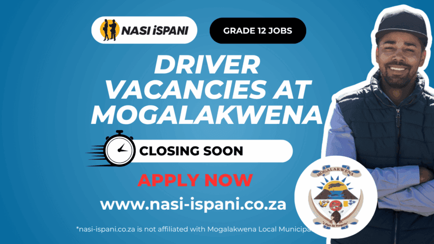 Driver Vacancies at Mogalakwena Local Municipality