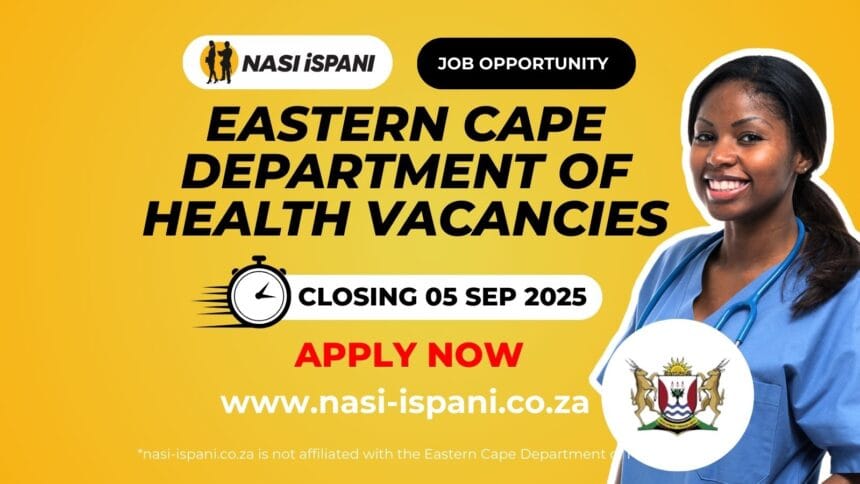 Eastern Cape Department of Health Job Vacancies