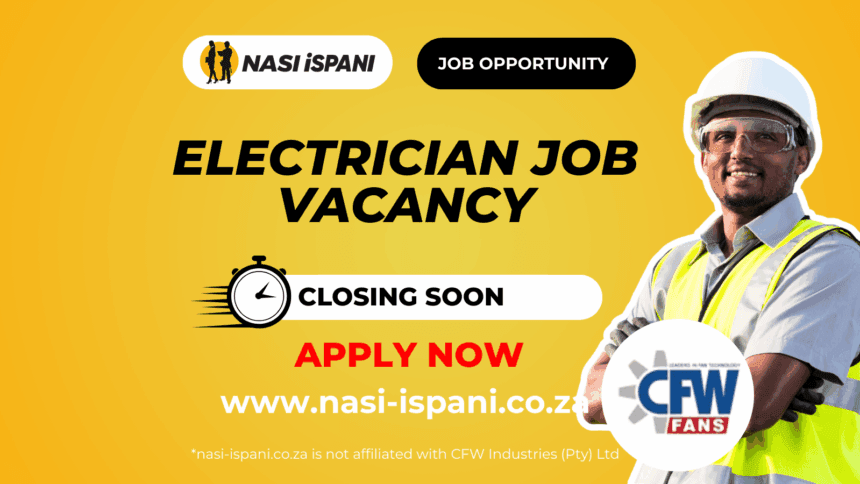 Electrician Job Vacancy at CFW Industries (Pty) Ltd