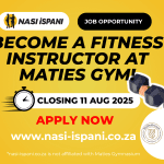 Fitness Instructor Vacancy at Maties Gymnasium
