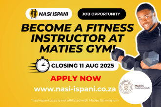 Fitness Instructor Vacancy at Maties Gymnasium