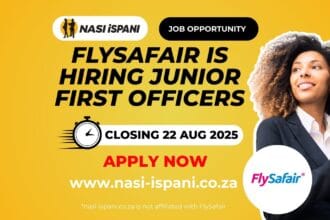 FlySafair is hiring Junior First Officers