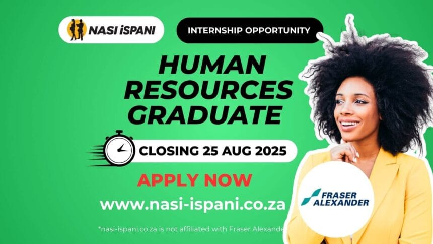 Fraser Alexander Human Resources Graduate Internship