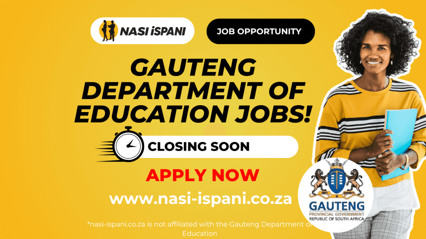 Gauteng Department of Education Vacancies