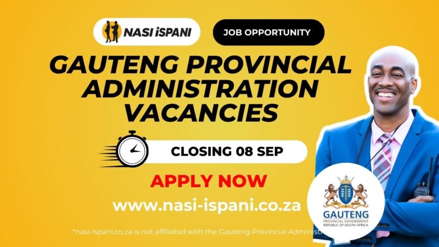 Gauteng Provincial Administration Vacancies