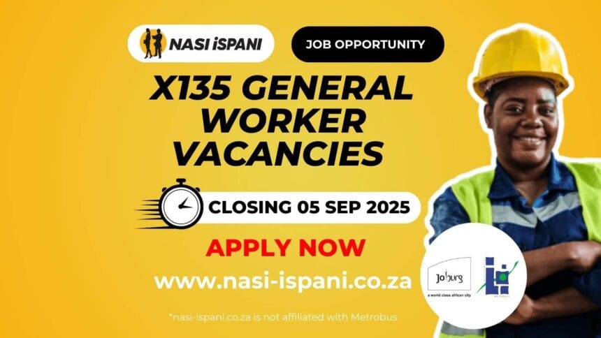 General Worker Vacancies at Metrobus (135 posts)