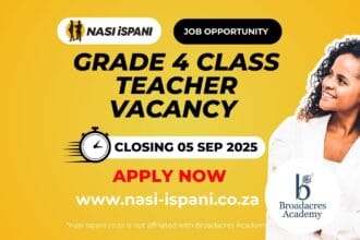 Grade 4 Class Teacher Vacancy at Broadacres Academy