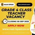 Grade 4 Class Teacher Vacancy at Dainfern College