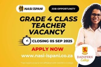 Grade 4 Class Teacher Vacancy at Dainfern College