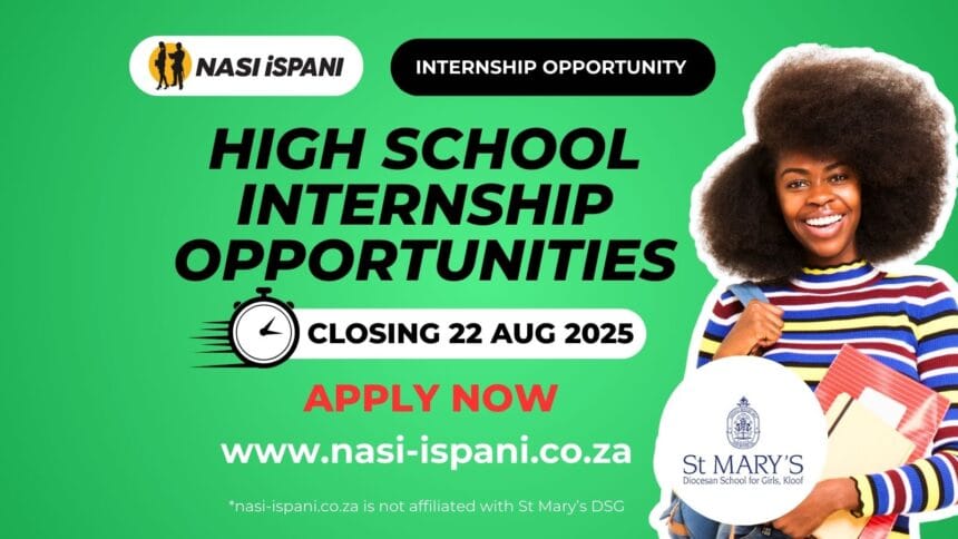 High School Internship Opportunities at St Mary’s DSG