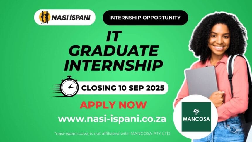 IT Graduate Internship at MANCOSA PTY LTD