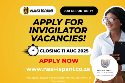 Invigilator Vacancies at Vaal University of Technology (120 posts)
