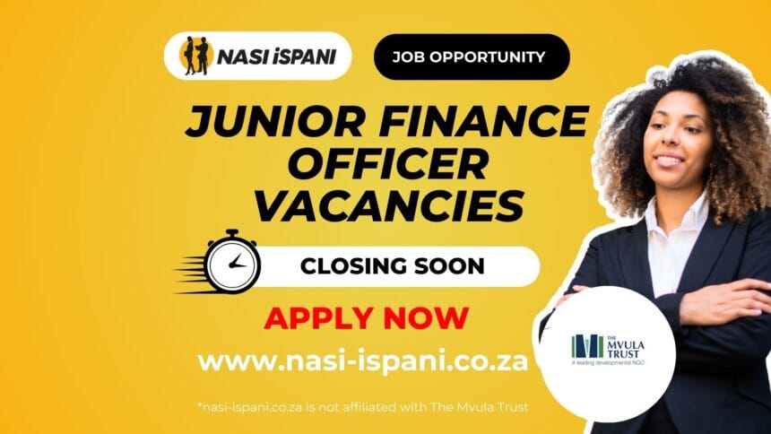 Junior Finance Officer Vacancies at The Mvula Trust
