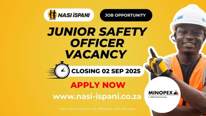 Junior Safety Officer Vacancy at Minopex