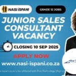 Junior Sales Consultant Vacancy at First Technology