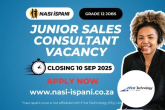 Junior Sales Consultant Vacancy at First Technology