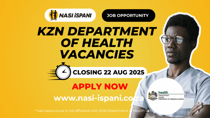 KZN Department of Health Vacancies