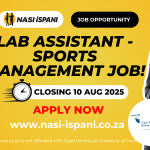 Lab Assistant Vacancy at Cape Peninsula University of Technology