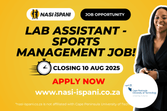 Lab Assistant Vacancy at Cape Peninsula University of Technology
