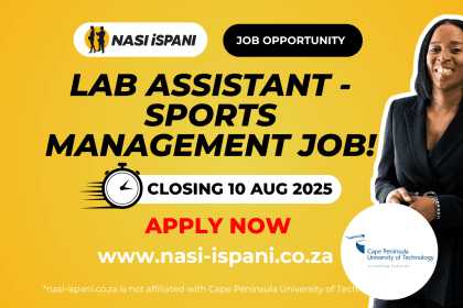 Lab Assistant Vacancy at Cape Peninsula University of Technology
