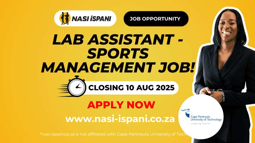 Lab Assistant Vacancy at Cape Peninsula University of Technology