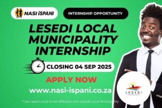 Lesedi Local Municipality Internship