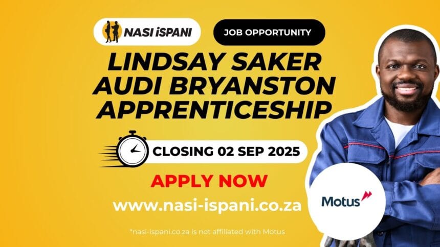 Lindsay Saker Audi Bryanston Apprenticeship Programme