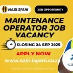 Maintenance Operator Job Vacancy at Sasol