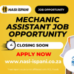 Mechanic Assistant Job Opportunity at RCL Foods