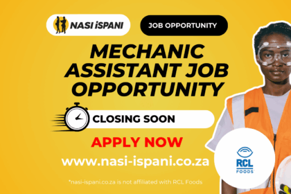 Mechanic Assistant Job Opportunity at RCL Foods
