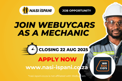 Mechanic Vacancy At WeBuyCars