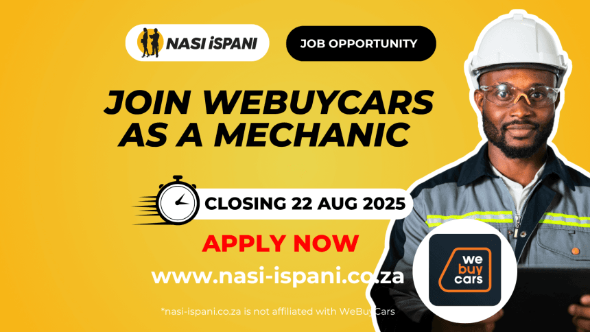Mechanic Vacancy At WeBuyCars