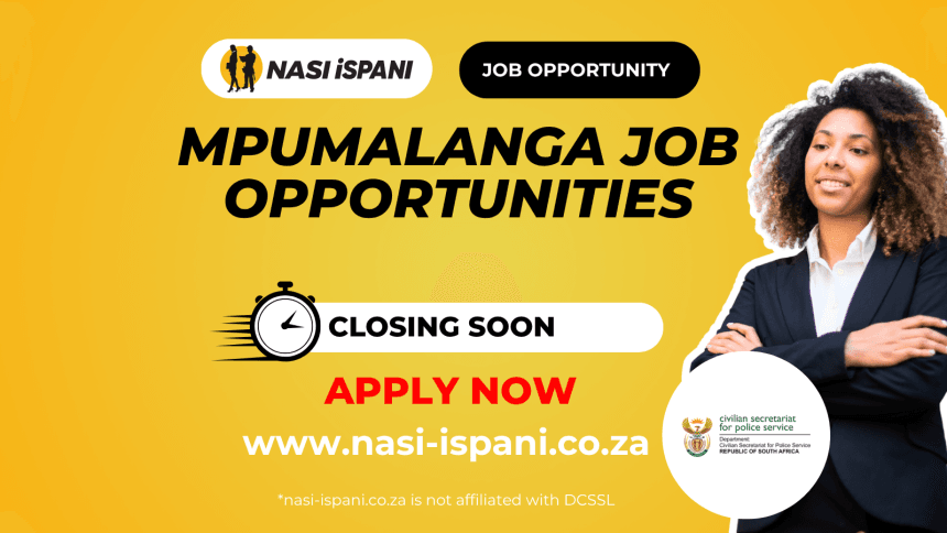Mpumalanga Department of Civilian Secretariat Job Opportunities