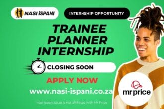 Mr Price Trainee Planner Internship 2025 / 2026