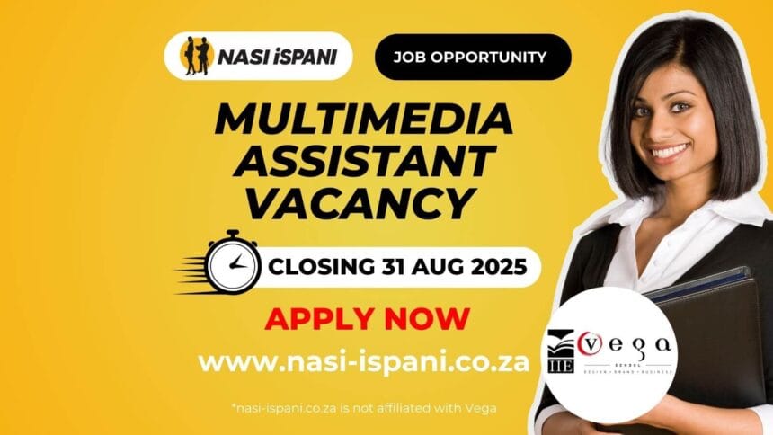 Multimedia Assistant Vacancy at the IIE Vega