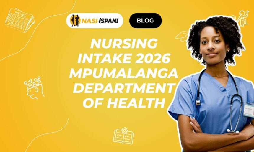 Nursing Intake 2026 Mpumalanga Department of Health