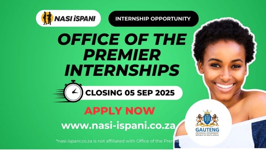 Office of the Premier Internship Programmes