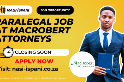 Paralegal Job Opportunity at MacRobert Attorneys