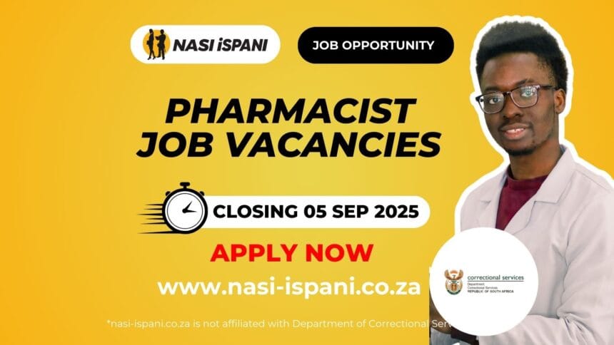 Pharmacist Job Vacancies at the Department of Correctional Services