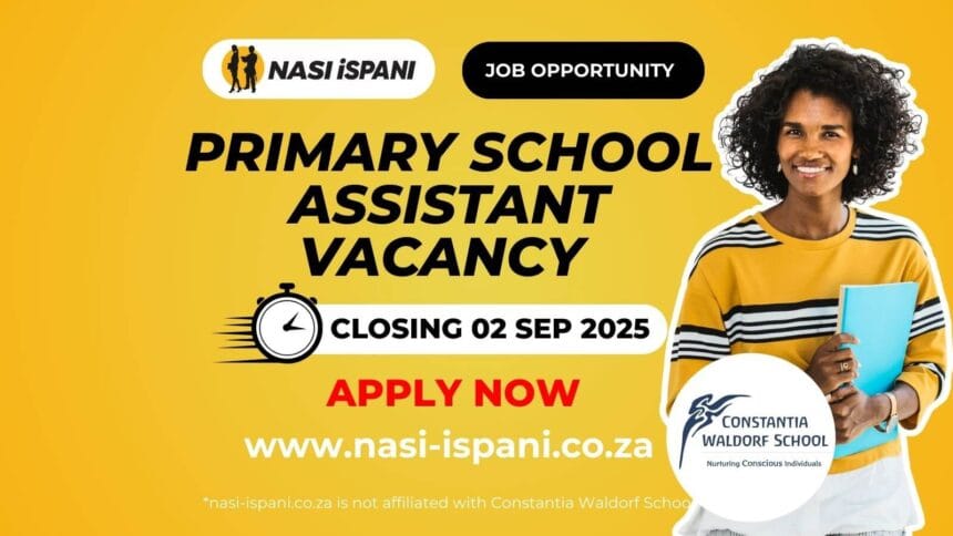 Primary School Assistant Vacancy at Constantia Waldorf School