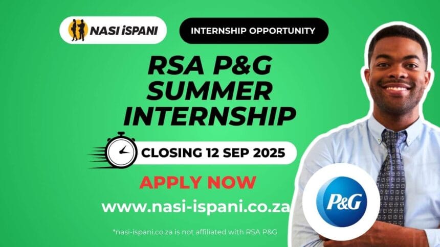 RSA P&G Summer Internship 2025