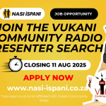 Radio Presenter Search at Vukani Community Radio