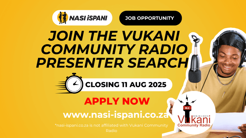 Radio Presenter Search at Vukani Community Radio
