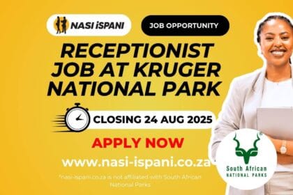 Receptionist Vacancy at the Kruger National Park