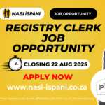 Registry Clerk Job Opportunity at the City of Johannesburg
