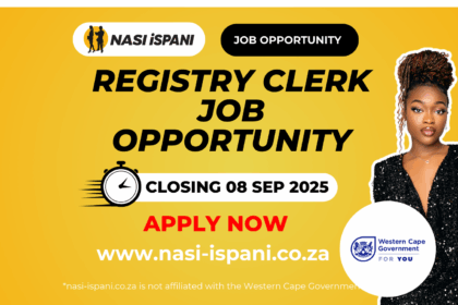 Registry Clerk Job Opportunity at the Western Cape Government